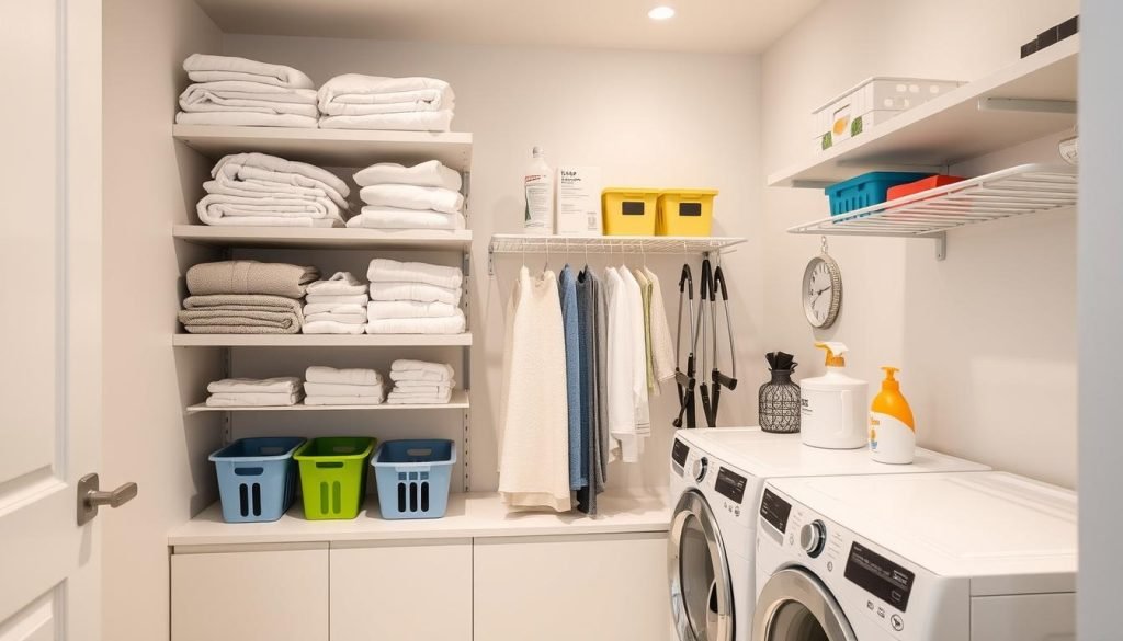 laundry room decluttering